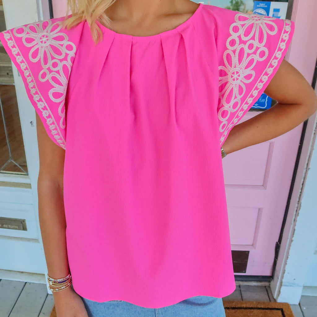 The Madonna Top, Hot Pink.