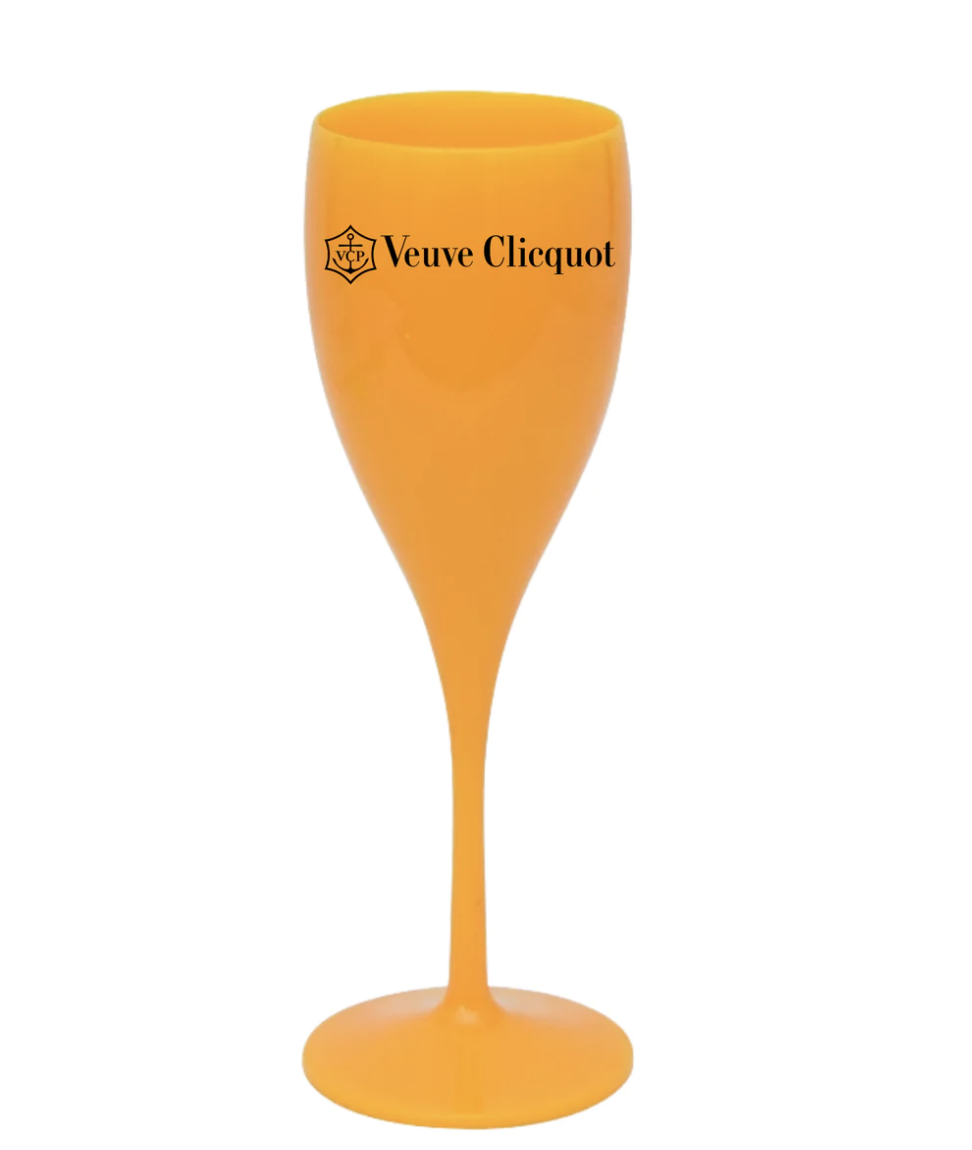 Orange Champagne Flute