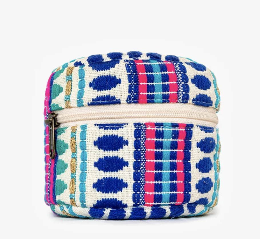 Ansley Round Cosmetic Pouch/Bag