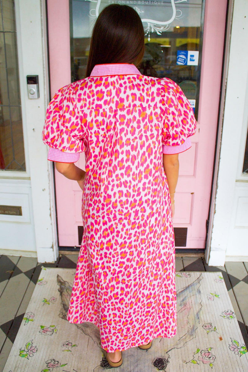 pink leopard midi dress Buy Whistles Pink Leopard Print Cotton Midi Dress from Next USA