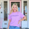 Marianna Neon Violet Unisex T-Shirt