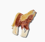 Hand-Painted Horse Claw Hair Clip | Eco-Friendly