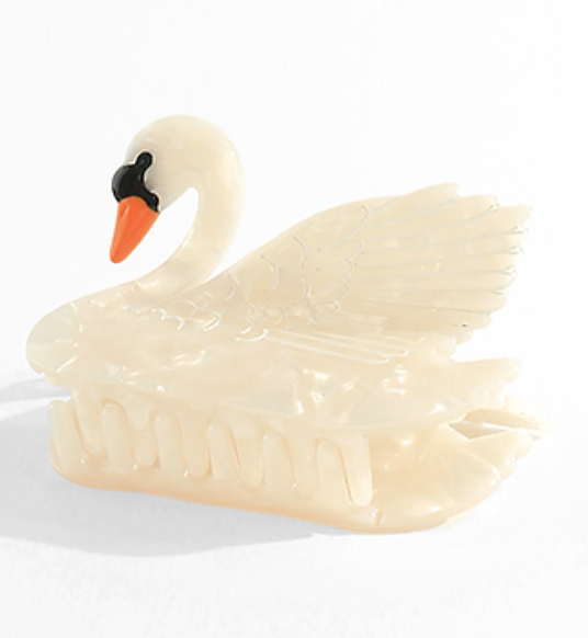 Swan Claw Hair Clip
