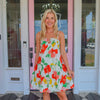 The Carrie Cream Floral Dress