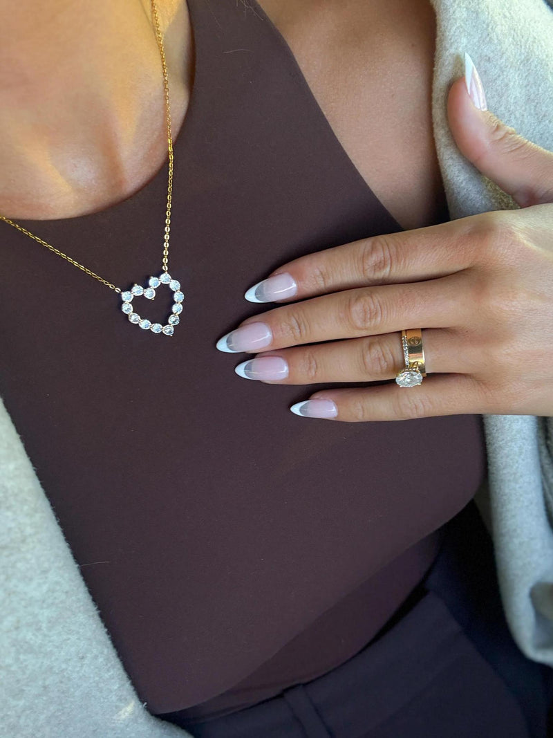 Diamond Heart Necklace, CSP.