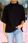 Betsey Black Sweater Top
