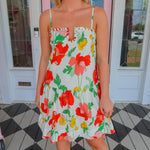 The Carrie Cream Floral Dress