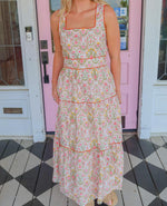 Floral Honeycomb Dress
