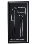 Gold Cheese Knife Set, Santa Barbara