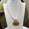 Shell Shape Pendant Cord Necklace