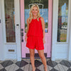 Rea Red Sleeveless Top