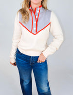 The Callen Colorblock Knit Sweater, THML.