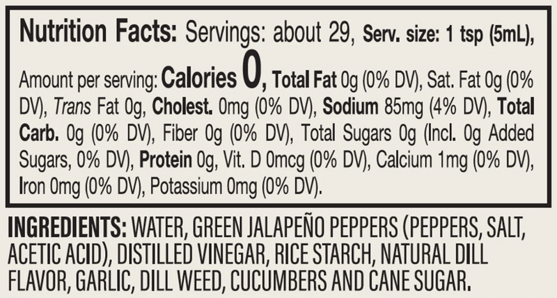 Dilly Jalapeño Hot Sauce