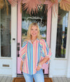 The Mallory Multi Stripe Top