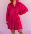 The Savannah Fuchsia Dress. FINAL SALE.