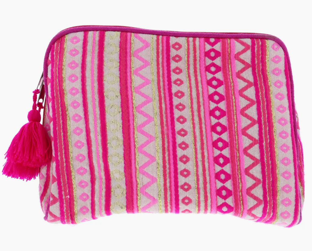 Poppin' Pink! Large Zipper Pouch