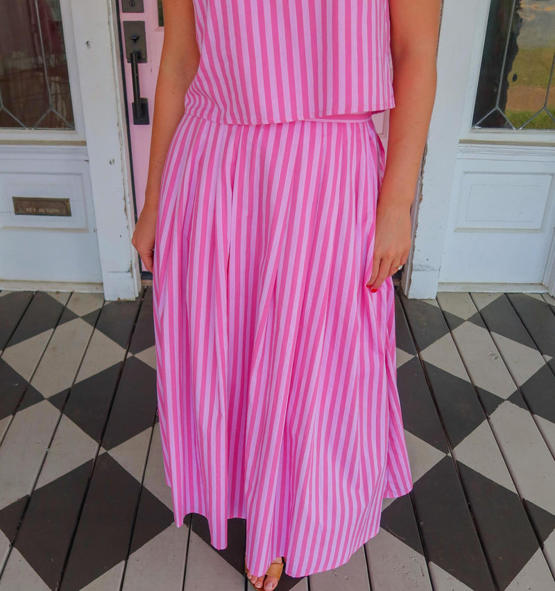 The Aubrey Striped Skirt