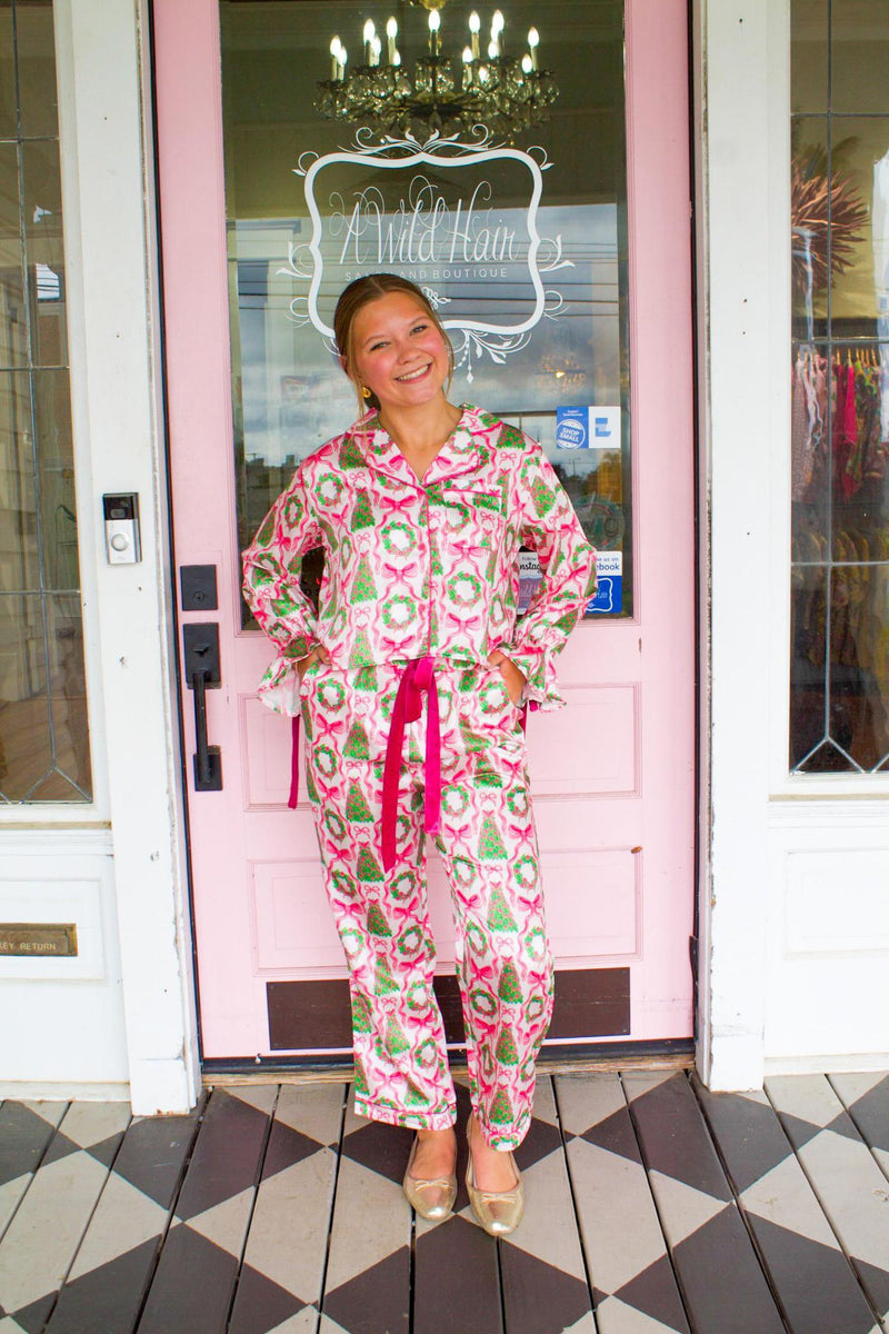 I'll Be Home For Christmas PJ Set! XS-XXL