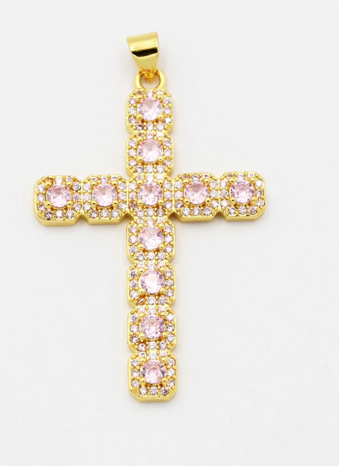 Glam Cross Charm