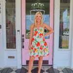 The Carrie Cream Floral Dress