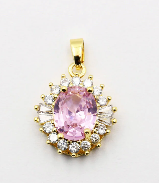 Pink Round Pendant