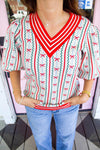 Darling Red Bow Top