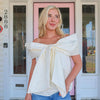 Big Bow Off The Shoulder Top