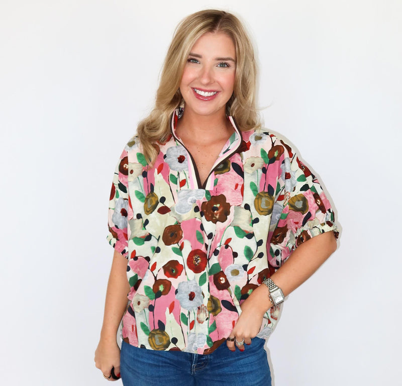 The Campbell Top, Floral.