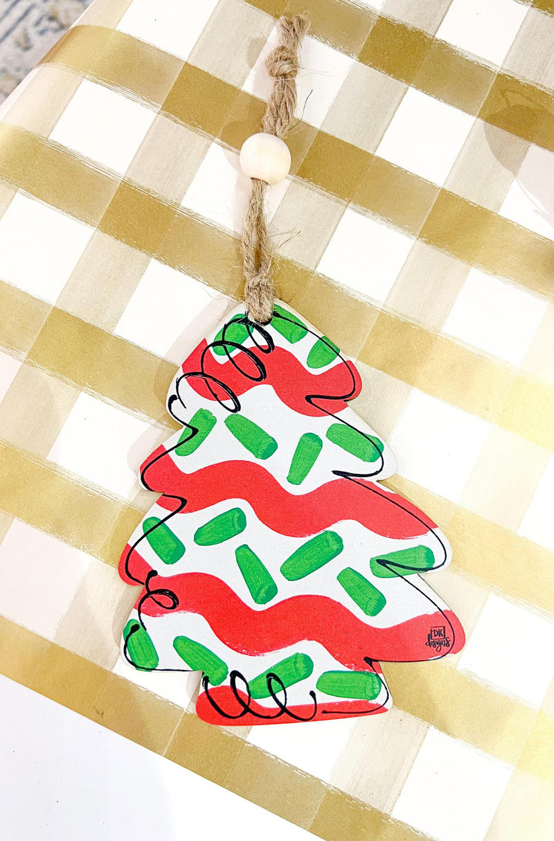 Snack Cake Christmas Tree Ornament
