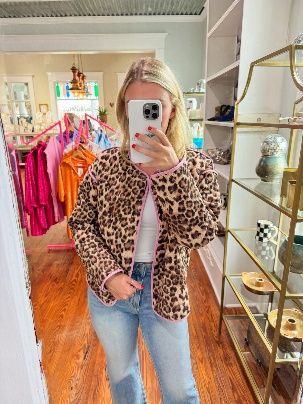 The Serena Leopard Jacket