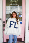 Florida Reversible Mock Neck Sweatshirt