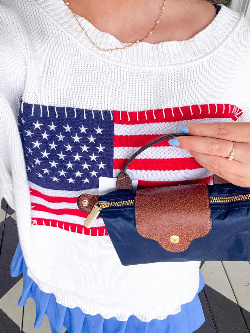 Navy Mini Crossbody Bag
