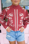 The Harley Balloon Sleeve Sweater Top