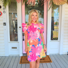 Holly Hot Pink Floral Dress