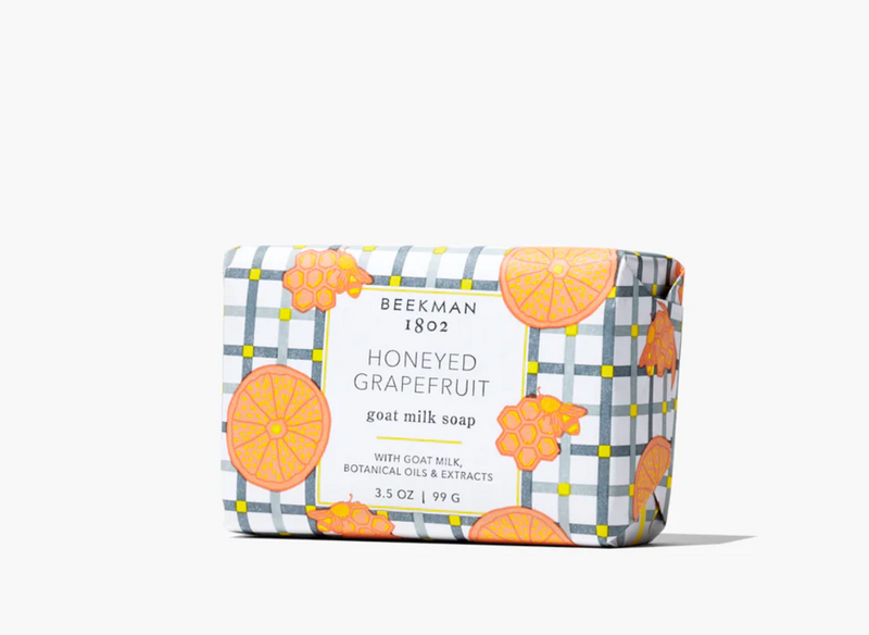 Honeyed Grapefruit Palm Sized Soap Beekman 1802 3oz