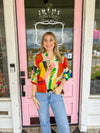The Gazelle Abstract Print Blouse!