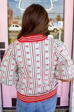 Darling Red Bow Top