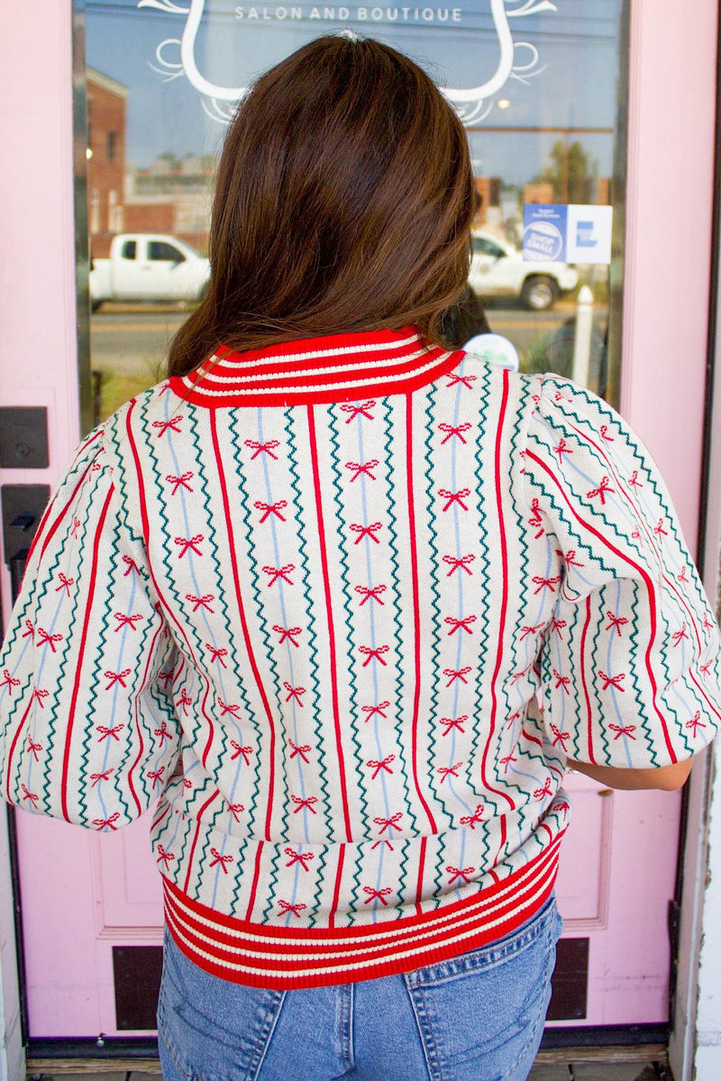 Darling Red Bow Top