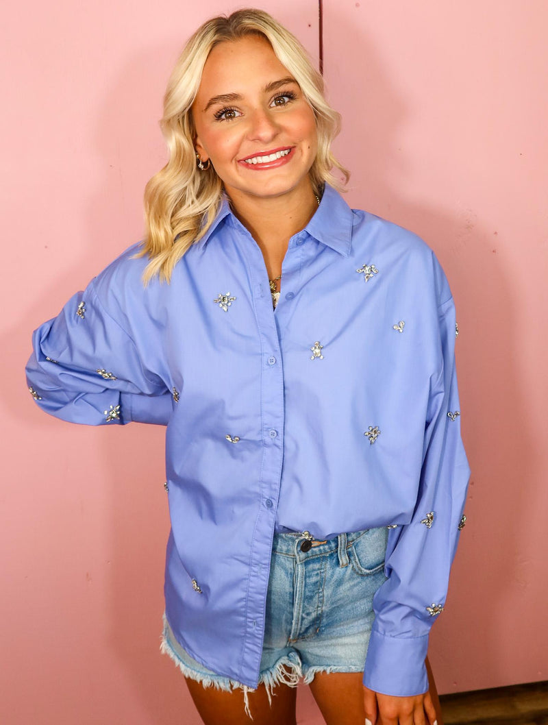 The Cecielia Top, Chambray