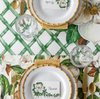 Green Lattice Table Runner