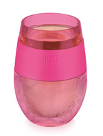 HOST Cooling Cup Wine FREEZE™ in Translucent Magenta