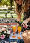 Orange Champagne Flute