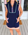 The Terri Dress, Navy.