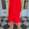 Rea Red Shorts
