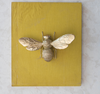 Resin Bee, Gold Finish.