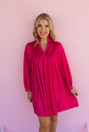 The Savannah Fuchsia Dress. FINAL SALE.