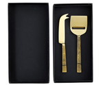 Gold Cheese Knife Set, Santa Barbara