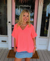 The Jackie Top, Neon Pink.