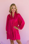 The Savannah Fuchsia Dress. FINAL SALE.