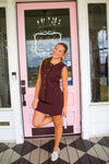 Claire Chocolate Romper!